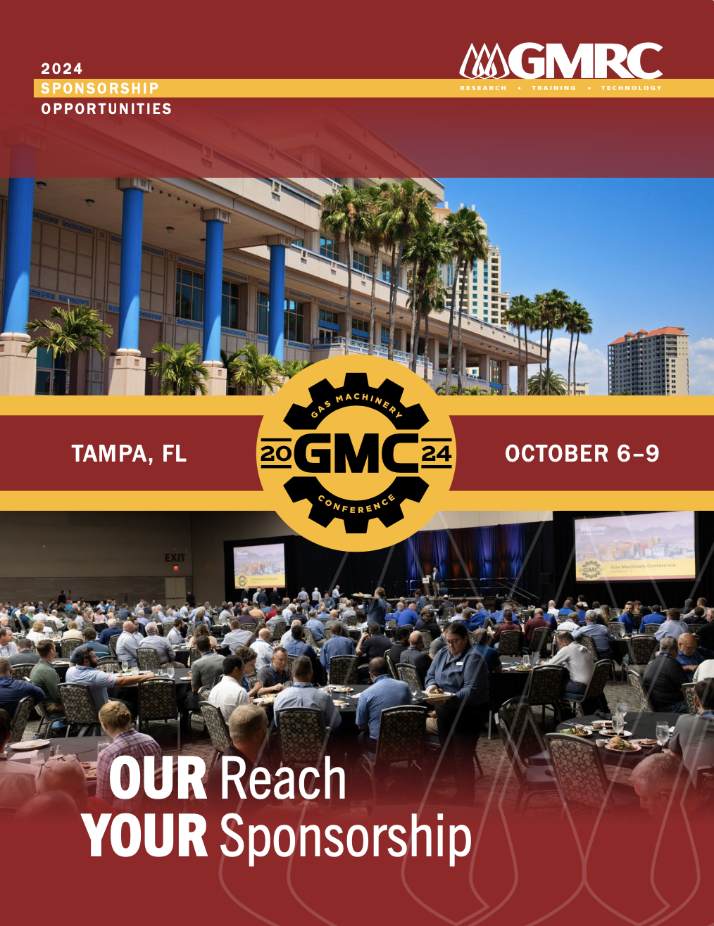 Cover of the 2024 GMC sponsor brochure